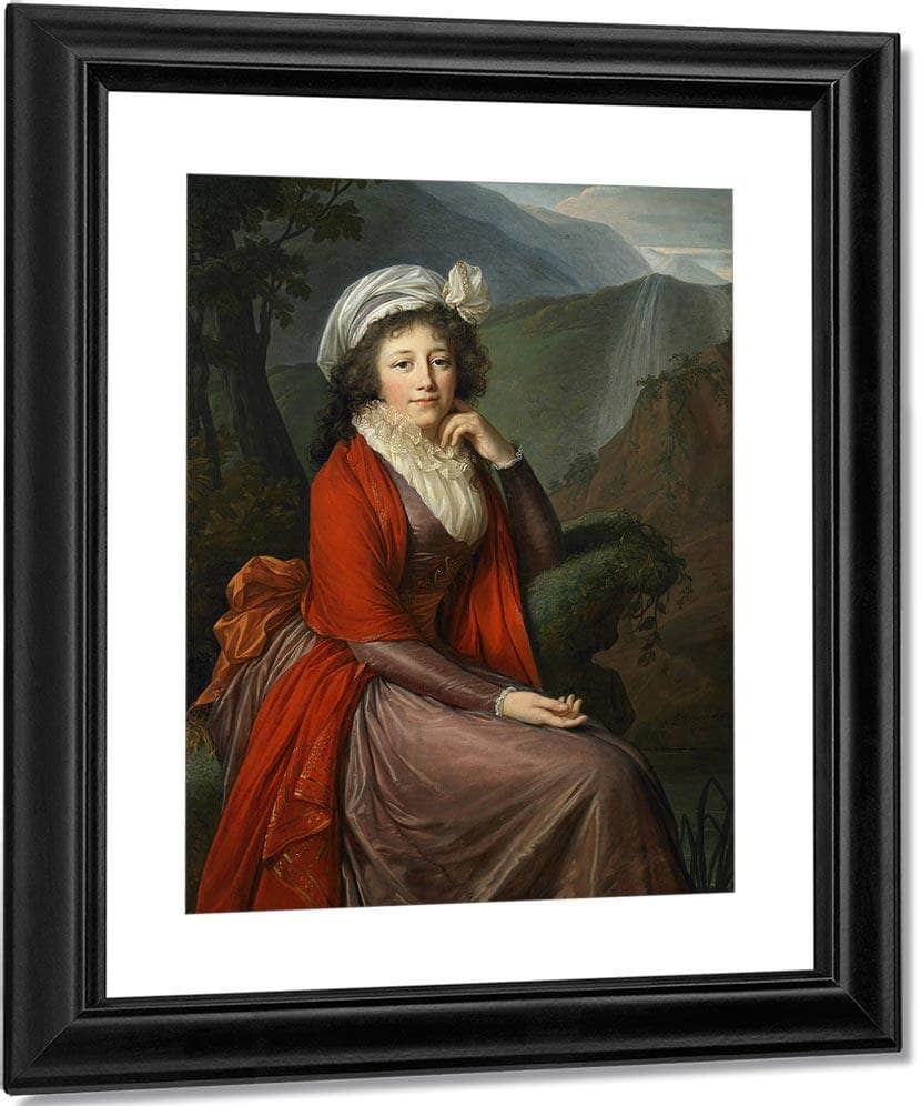 Portrait Of Countess Maria Theresia Bucquoi Nee Parr 1793 By Elisabeth Vigee Le Brun Fine Art Print