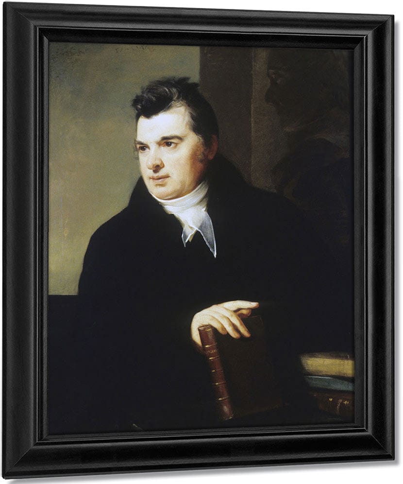 Portrait Of David Hosack, M.D. By Thomas Sully Fine Art Print