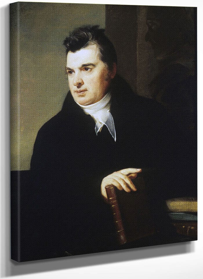 Portrait Of David Hosack, M.D. By Thomas Sully Fine Art Print