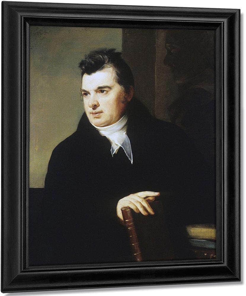 Portrait Of David Hosack, M.D. By Thomas Sully Fine Art Print