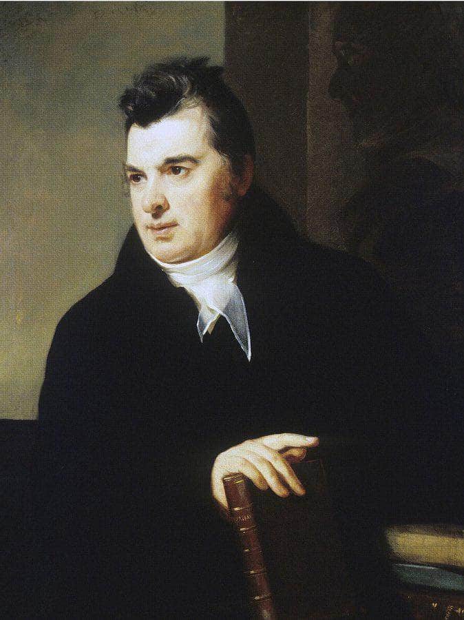 Portrait Of David Hosack, M.D. By Thomas Sully Fine Art Print