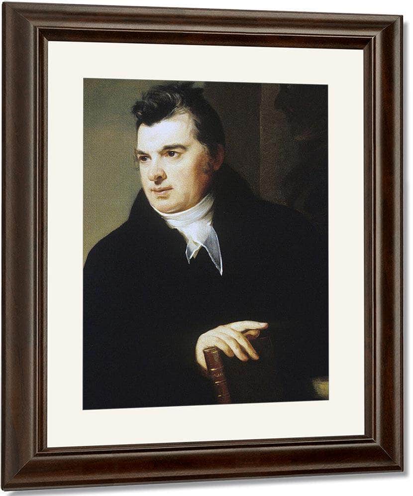 Portrait Of David Hosack, M.D. By Thomas Sully Fine Art Print