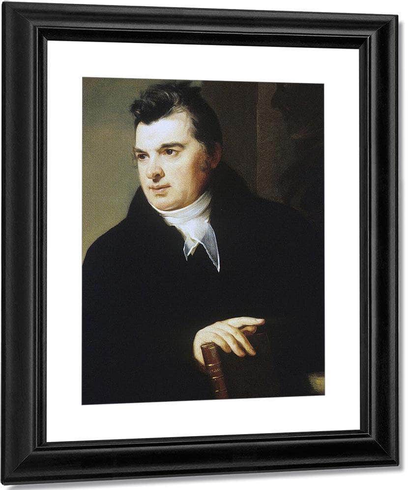 Portrait Of David Hosack, M.D. By Thomas Sully Fine Art Print