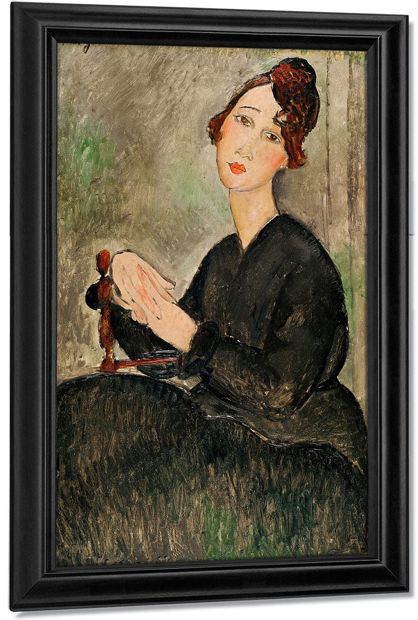 Portrait Of Dedie Hayden By Amedeo Modigliani Fine Art Print