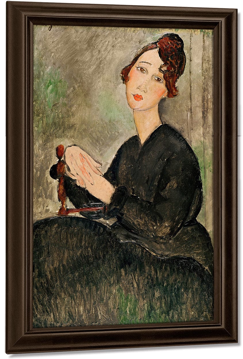 Portrait Of Dedie Hayden By Amedeo Modigliani Fine Art Print