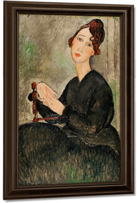 Portrait Of Dedie Hayden By Amedeo Modigliani Fine Art Print