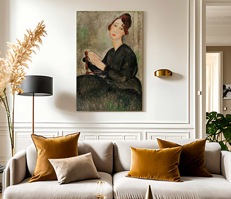 Portrait Of Dedie Hayden By Amedeo Modigliani Fine Art Print