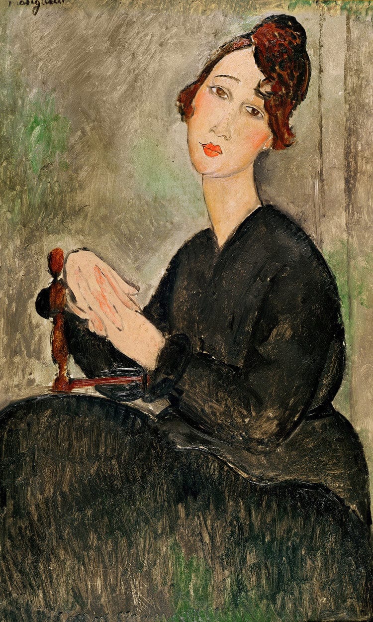 Portrait Of Dedie Hayden By Amedeo Modigliani Fine Art Print