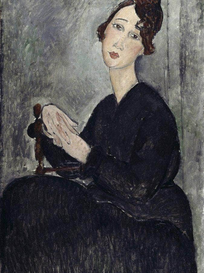 Portrait Of Dedie (Odette Hayden) By Amedeo Modigliani Fine Art Print