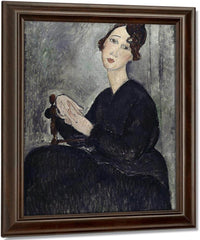 Portrait Of Dedie (Odette Hayden) By Amedeo Modigliani Fine Art Print