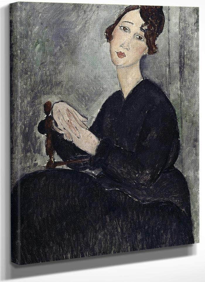 Portrait Of Dedie (Odette Hayden) By Amedeo Modigliani Fine Art Print