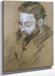 Portrait Of Diego Martelli By Edgar Degas Fine Art Print