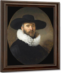 Portrait Of Dirck Jansz Pesser By Rembrandt Fine Art Print