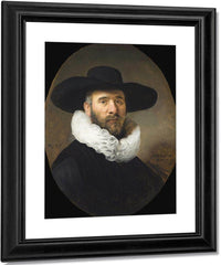 Portrait Of Dirck Jansz Pesser By Rembrandt Fine Art Print