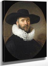 Portrait Of Dirck Jansz Pesser By Rembrandt Fine Art Print