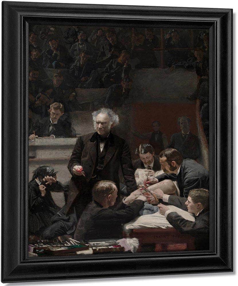 Portrait Of Dr. By Samuel D. By Gross (The By Gross Clinic) By Thomas Eakins Fine Art Print