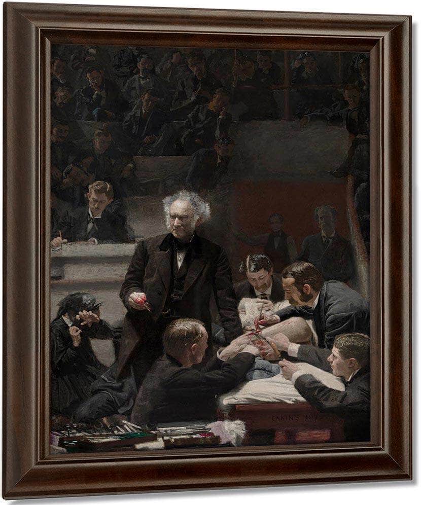 Portrait Of Dr. By Samuel D. By Gross (The By Gross Clinic) By Thomas Eakins Fine Art Print