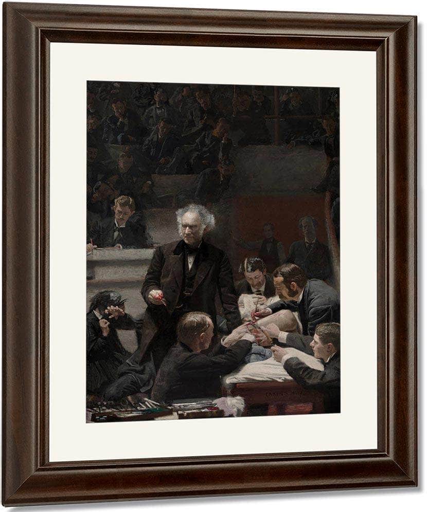 Portrait Of Dr. By Samuel D. By Gross (The By Gross Clinic) By Thomas Eakins Fine Art Print
