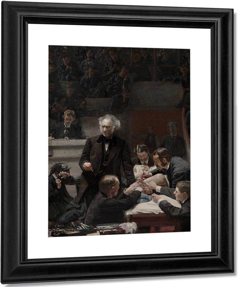 Portrait Of Dr. By Samuel D. By Gross (The By Gross Clinic) By Thomas Eakins Fine Art Print