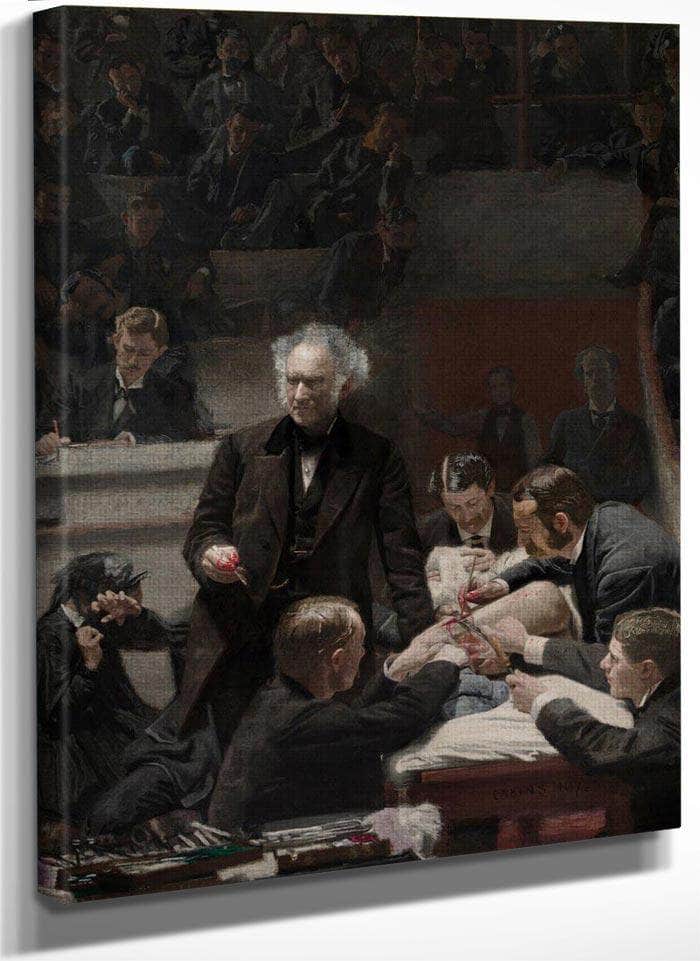 Portrait Of Dr. By Samuel D. By Gross (The By Gross Clinic) By Thomas Eakins Fine Art Print