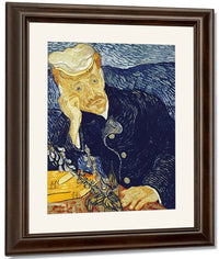 Portrait Of Dr. Gachet By Vincent Van Gogh Fine Art Print