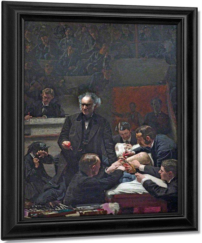 Portrait Of Dr Samuel D. Gross (The Gross Clinic) By  Thomas Eakins Fine Art Print