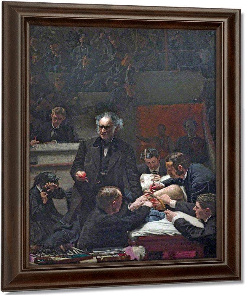 Portrait Of Dr Samuel D. Gross (The Gross Clinic) By  Thomas Eakins Fine Art Print