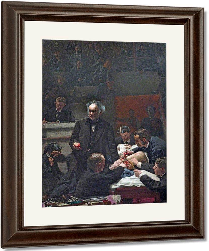Portrait Of Dr Samuel D. Gross (The Gross Clinic) By  Thomas Eakins Fine Art Print