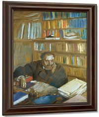 Portrait Of Edmond Duranty By Edgar Degas Fine Art Print