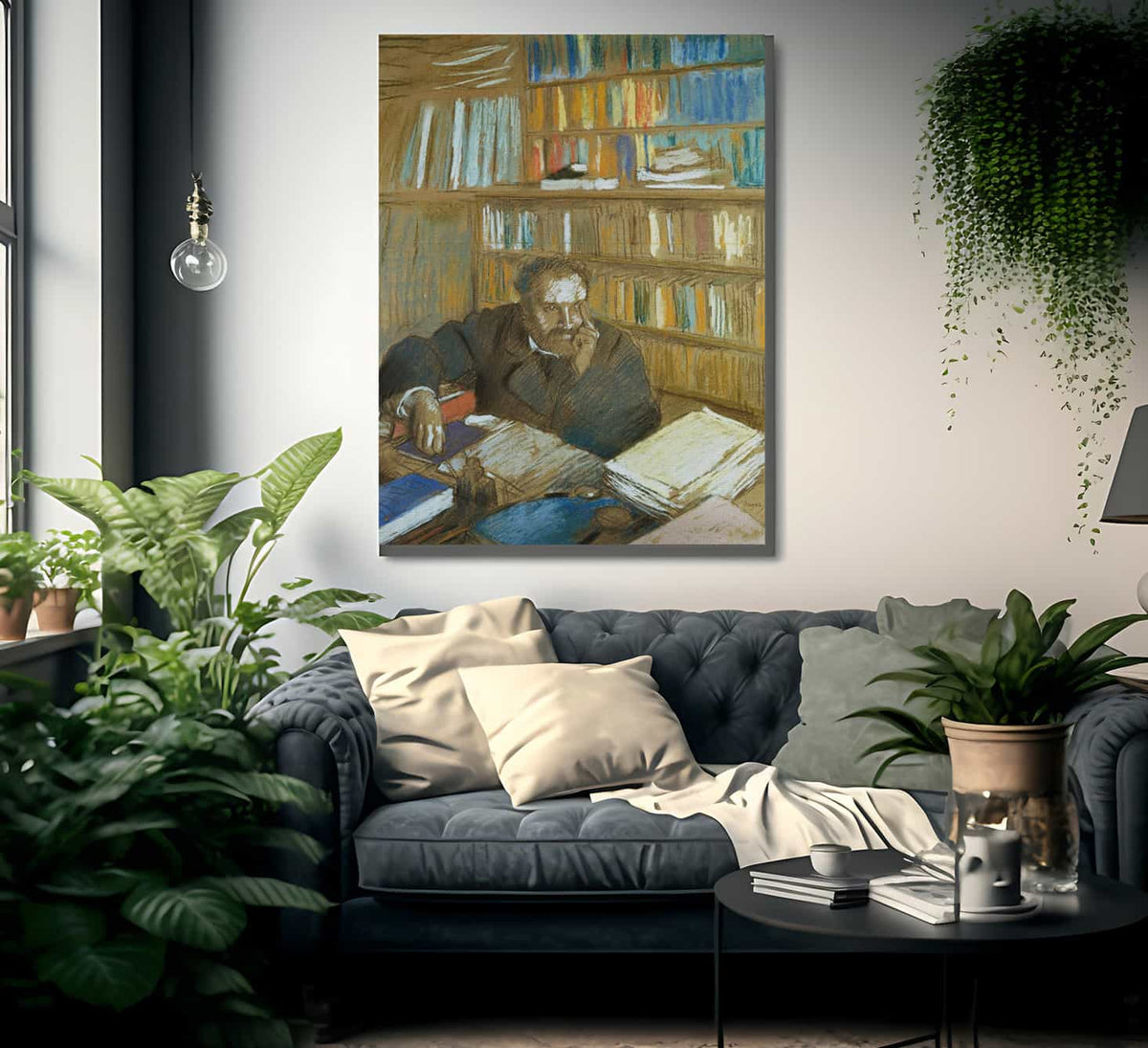 Portrait Of Edmond Duranty By Edgar Degas Fine Art Print