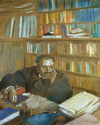 Portrait Of Edmond Duranty By Edgar Degas Fine Art Print