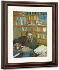 Portrait Of Edmond Duranty By Edgar Degas Fine Art Print