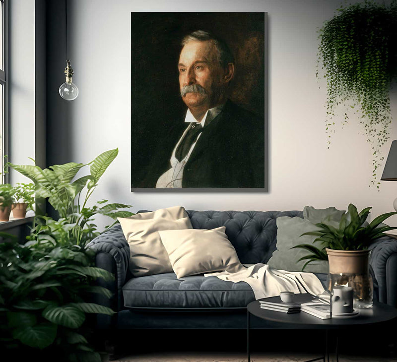 Portrait Of Edward Taylor Snow By Thomas Eakins Fine Art Print