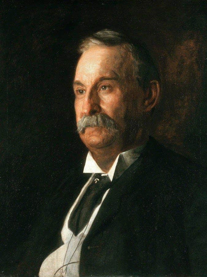 Portrait Of Edward Taylor Snow By Thomas Eakins Fine Art Print
