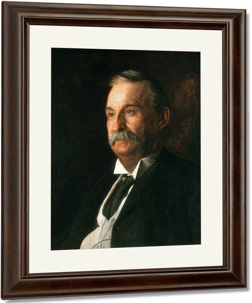 Portrait Of Edward Taylor Snow By Thomas Eakins Fine Art Print