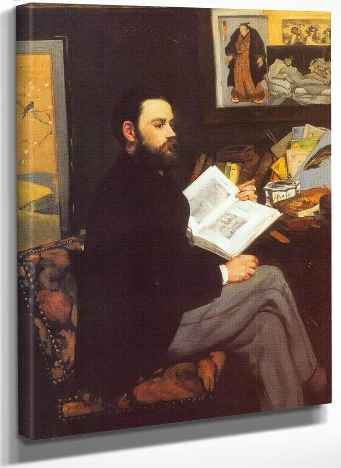 Portrait Of Emile Zola By Edouard Manet Fine Art Print