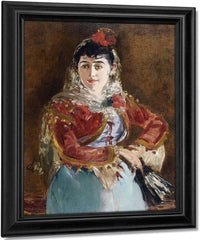 Portrait Of Emilie Ambre In The Role Of Carmen By  Manet Edouard Fine Art Print