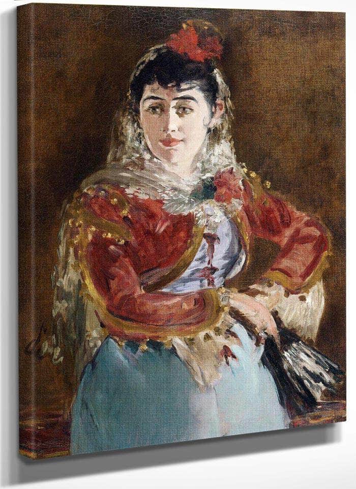 Portrait Of Emilie Ambre In The Role Of Carmen By  Manet Edouard Fine Art Print