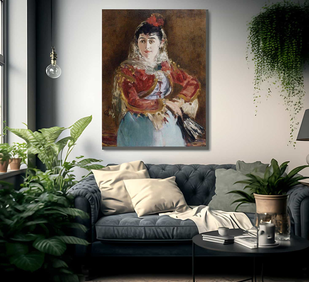 Portrait Of Emilie Ambre In The Role Of Carmen By  Manet Edouard Fine Art Print