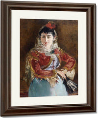 Portrait Of Emilie Ambre In The Role Of Carmen By  Manet Edouard Fine Art Print