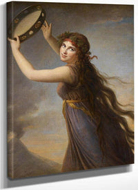 Portrait Of Emma Lady Hamilton As A Bacchante 1790 By Elisabeth Vigee Le Brun Fine Art Print