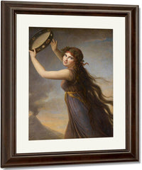 Portrait Of Emma Lady Hamilton As A Bacchante 1790 By Elisabeth Vigee Le Brun Fine Art Print