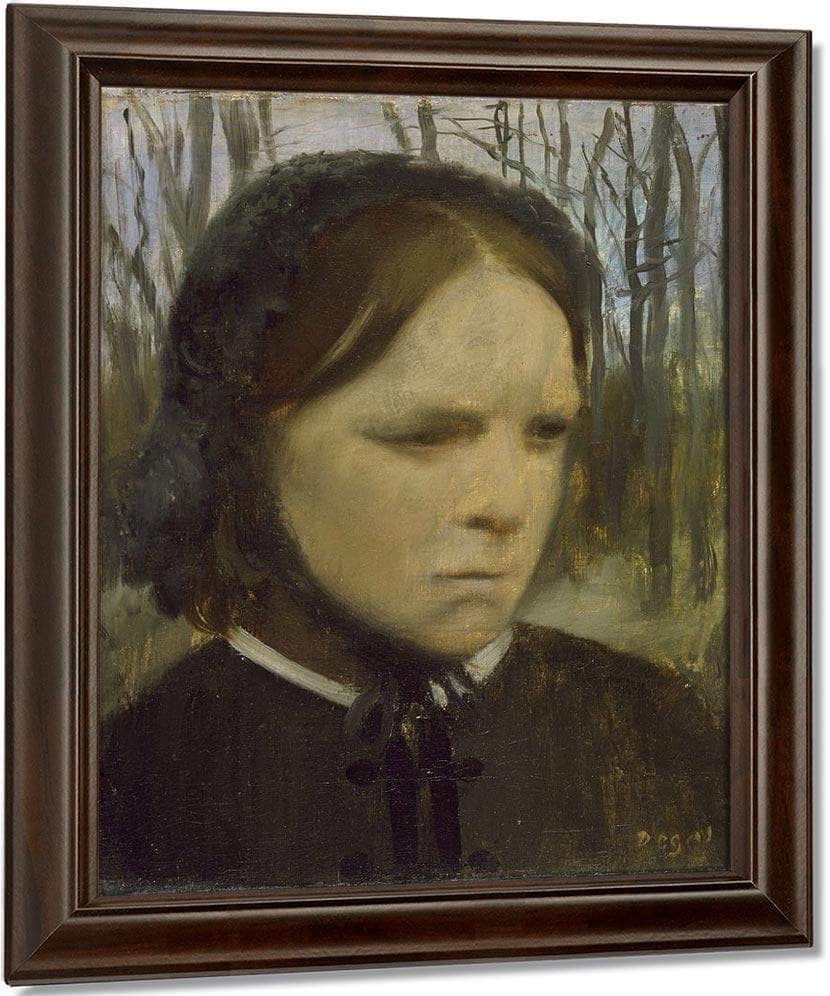 Portrait Of Estelle Balfour 1863 1865 26 9X21 9Cm Walters Art Museum 37 179 By Edgar Degas Fine Art Print