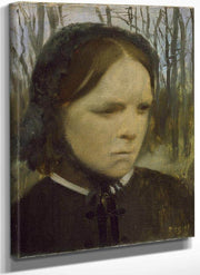 Portrait Of Estelle Balfour 1863 1865 26 9X21 9Cm Walters Art Museum 37 179 By Edgar Degas Fine Art Print