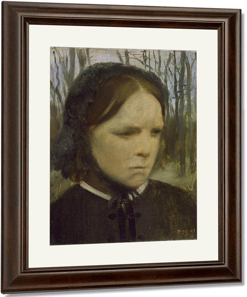Portrait Of Estelle Balfour 1863 1865 26 9X21 9Cm Walters Art Museum 37 179 By Edgar Degas Fine Art Print