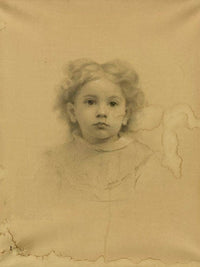 Portrait Of Ethel D. Puffer By Thomas Wilmer Dewing Fine Art Print