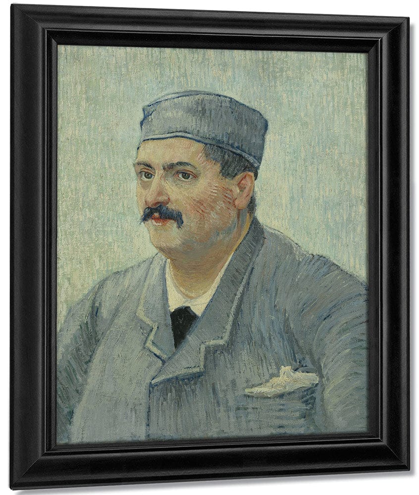 Portrait Of Etienne Lucien Martin By Vincent Van Gogh Fine Art Print