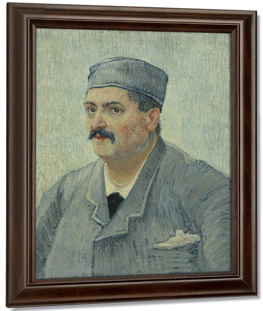 Portrait Of Etienne Lucien Martin By Vincent Van Gogh Fine Art Print