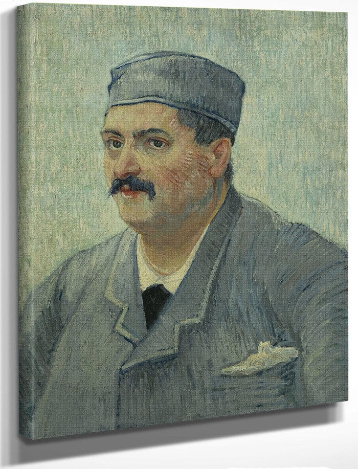 Portrait Of Etienne Lucien Martin By Vincent Van Gogh Fine Art Print