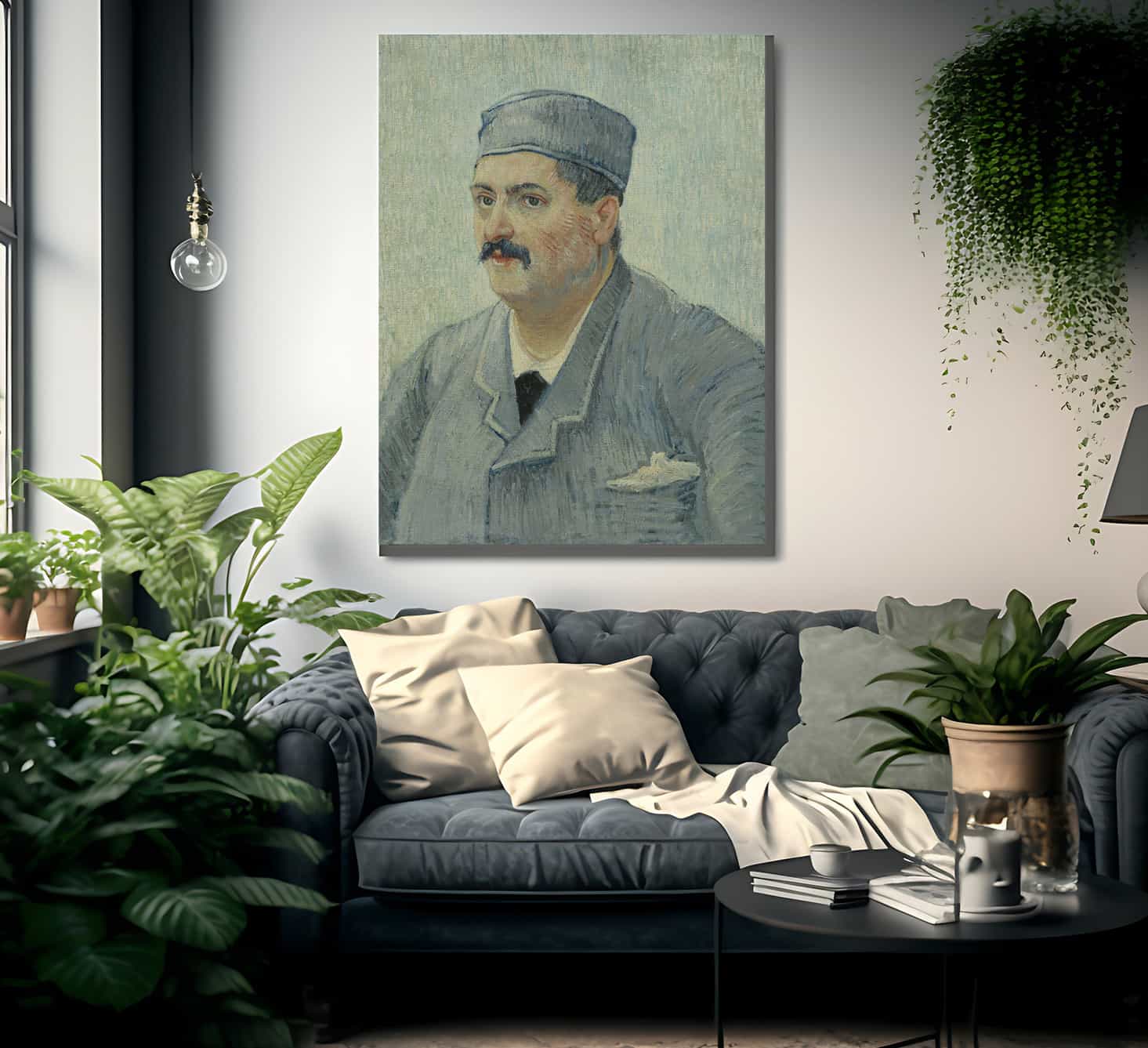 Portrait Of Etienne Lucien Martin By Vincent Van Gogh Fine Art Print